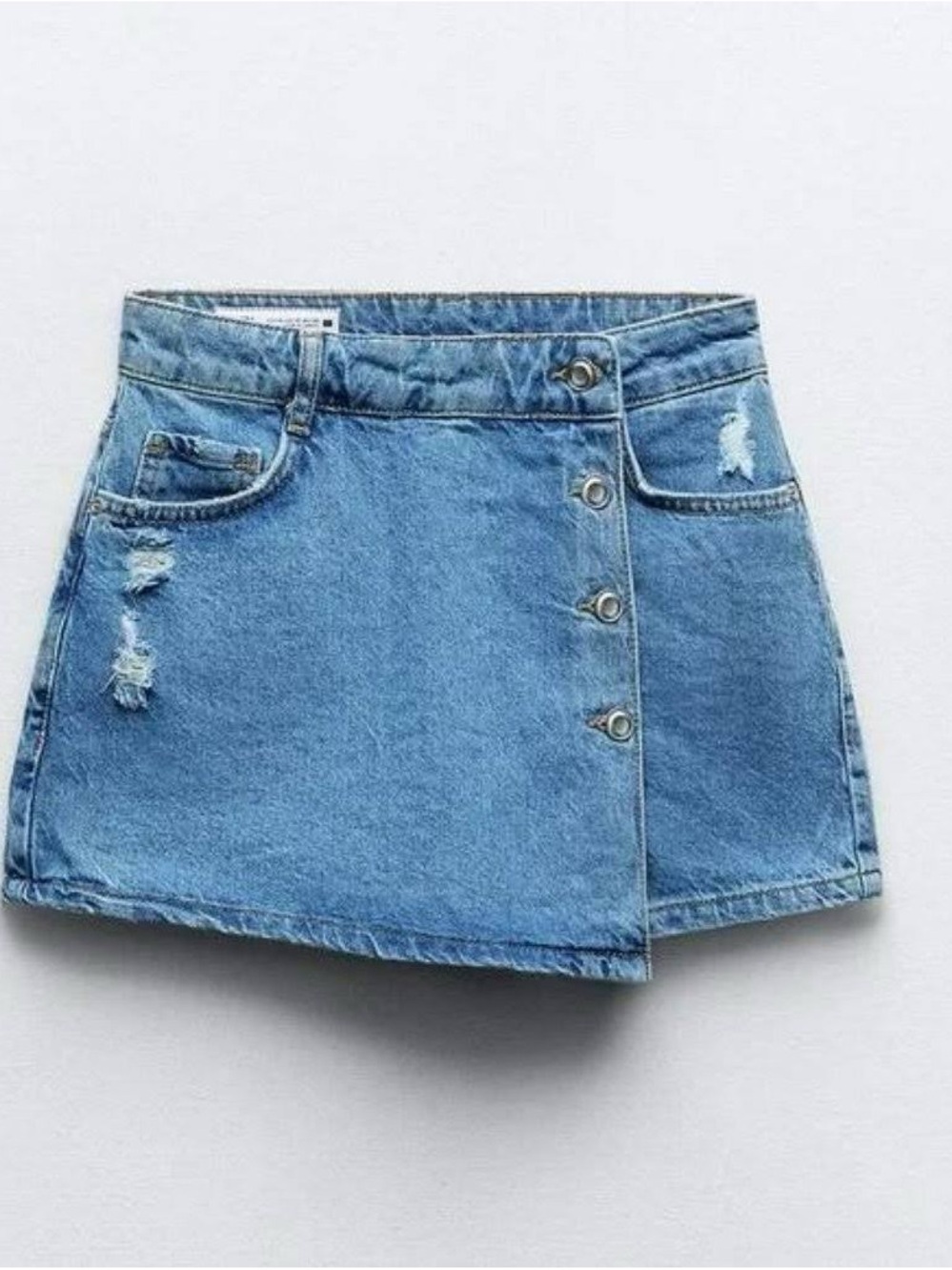 Zara Denim Mini Skort